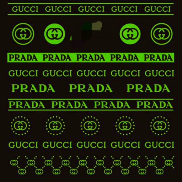 NWT Nail Art Design Decal Stickers N°58 GID! - Picture 2 of 7